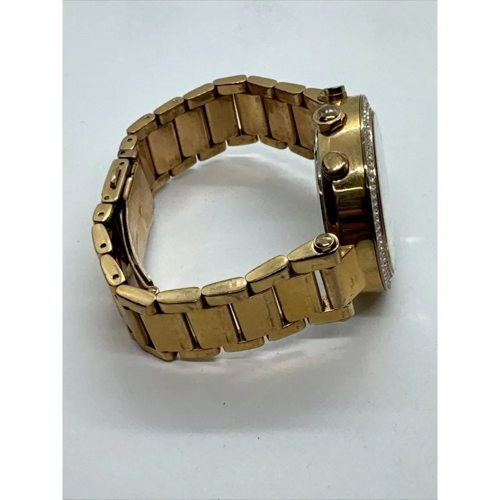 Michael Kors Parker MK5491 Women's Gold Stainless Steel Analog Dial Watch JNA410